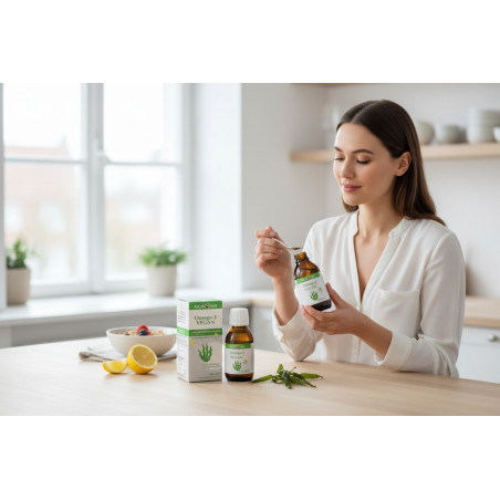 NORSAN Omega-3 Vegan Algenöl – 2.000 mg EPA & DHA | Bio | 100 ml