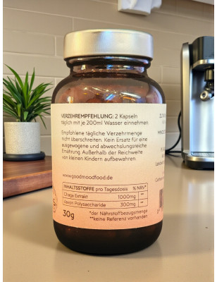 Chaga Extrakt, 60 Bio Vitalpilz Kapseln