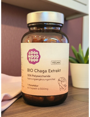 Chaga Extrakt, 60 Bio Vitalpilz Kapseln