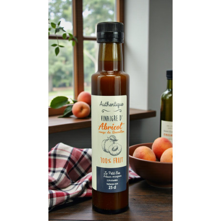 Aprikosenessig, Roh, Bio (250ml)