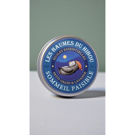 Schlafbalsam, Bio, 30ml - LES BAUMES DU HIBOU (Sommeil Paisible)