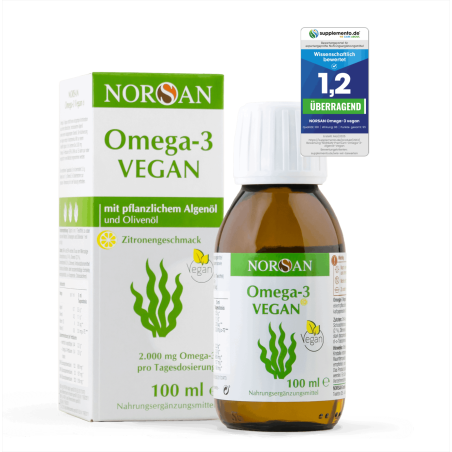 Omega 3 Algenöl von Norsan - Vegan  | Cellfood Manufaktur