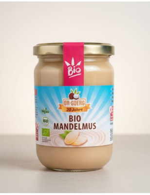 Mandelmus, Rohkost, weiß,  bio, 500 g Glas